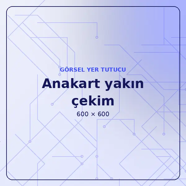 Onarımdaki laptop anakartı